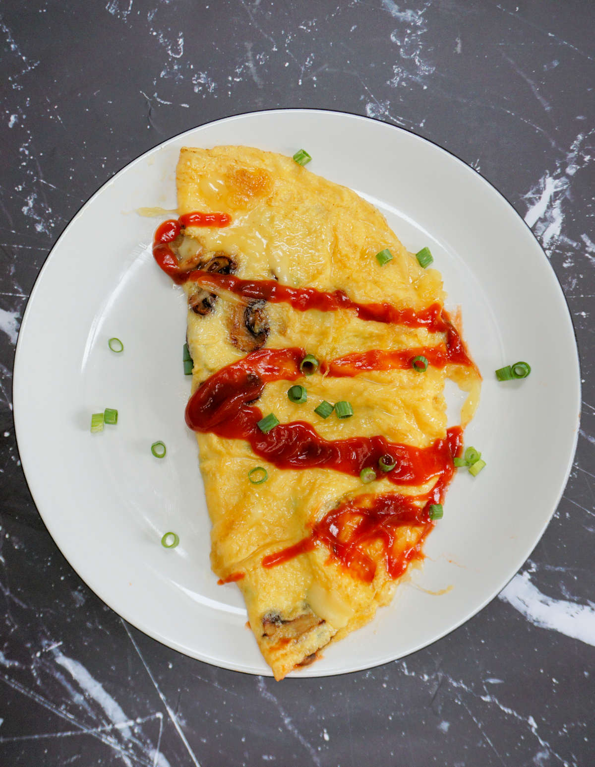 Cheese And Mushroom Omelette Recipe Cuisine Fiend